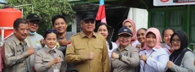 Kepala Dinas Kesehatan Prov. Kalbar Dampingi Pj. Gubernur Kalbar Kunjungi Puskesmas Tumbang Titi Kabupaten Ketapang