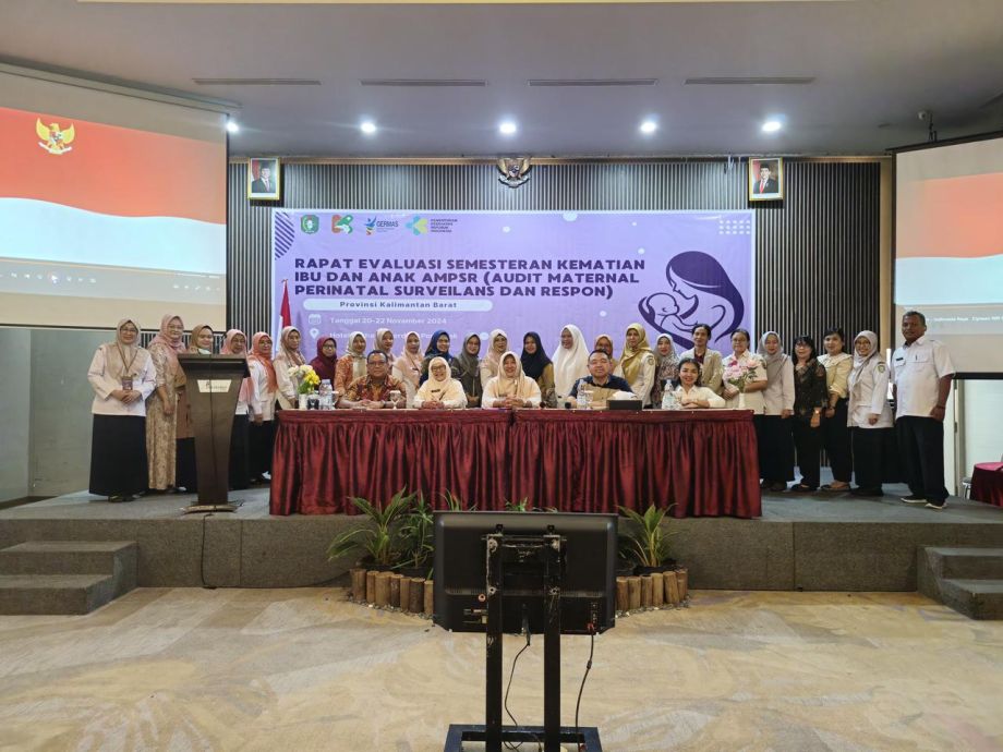 Libatkan Lintas Sektoral, Dinkes Prov Kalbar Gelar Rapat Evaluasi Semester KIA AMPSR